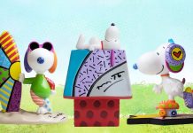 Snoopy ganha coleção de esculturas assinadas por Romero Britto