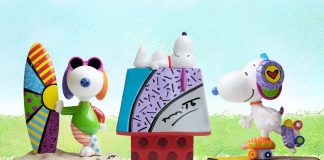 Snoopy ganha coleção de esculturas assinadas por Romero Britto