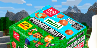 Kibon lança edição especial de Minecraft com item para resgate no game