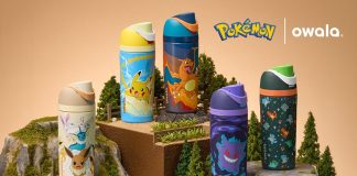 Owala lança coleção de garrafas inspirada em Pokémon