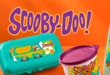 Tupperware lança coleção de Scooby-Doo com garrafa, pote e lancheira