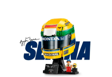 LEGO lança capacete de Ayrton Senna em versão colecionável
