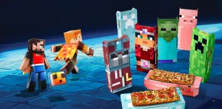 Domino’s lança parceria com Minecraft Dungeons II com embalagens colecionáveis e itens exclusivos no jogo