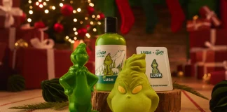 Lush e Grinch lançam coleção de cosméticos para o Natal