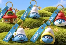 Kopenhagen lança chocolates e chaveiros colecionáveis dos Smurfs