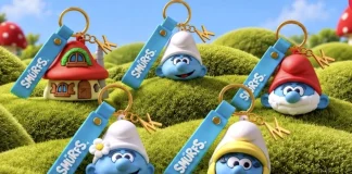Kopenhagen lança chocolates e chaveiros colecionáveis dos Smurfs