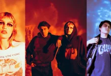 RVCA celebra os 50 anos do The Cure com coleção especial de roupas