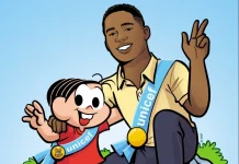 Endrick e Turma da Mônica se unem em campanha do UNICEF pela proteção da infância