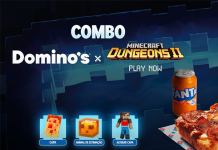 Domino’s e Minecraft Dungeons II lançam combo especial com pizza quadrada e itens exclusivos