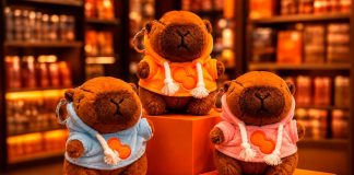 Brasil Cacau lança capivaras de pelúcia colecionáveis em parceria com a Mood Group