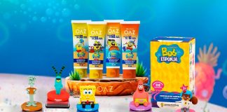 OAZ aposta em blind boxes de Bob Esponja com carimbos colecionáveis em nova campanha