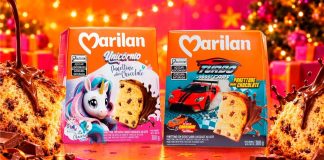 Marilan lança panettones com colecionáveis de Unicórnio e Turbo Cars para o Natal 2026