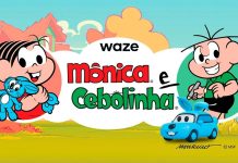 Waze ganha vozes de Mônica e Cebolinha e carro inspirado no Sansão