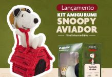 Snoopy Aviador e sua casinha viram amigurumi em novo kit da Círculo