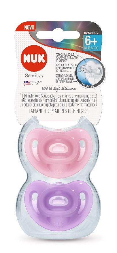 NUK traz Sensitive 100% Soft Silicone para o Brasil