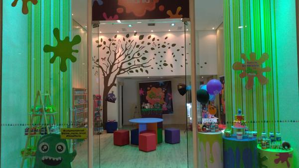 Programação de férias da Slime Mania