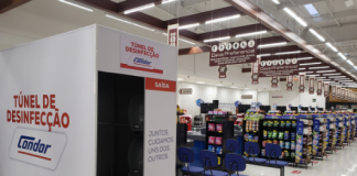 Condor inaugura loja em Joinville (SC) com cabine de desinfecção