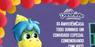 Danoninho faz lives para crianças que fazem aniversário em maio