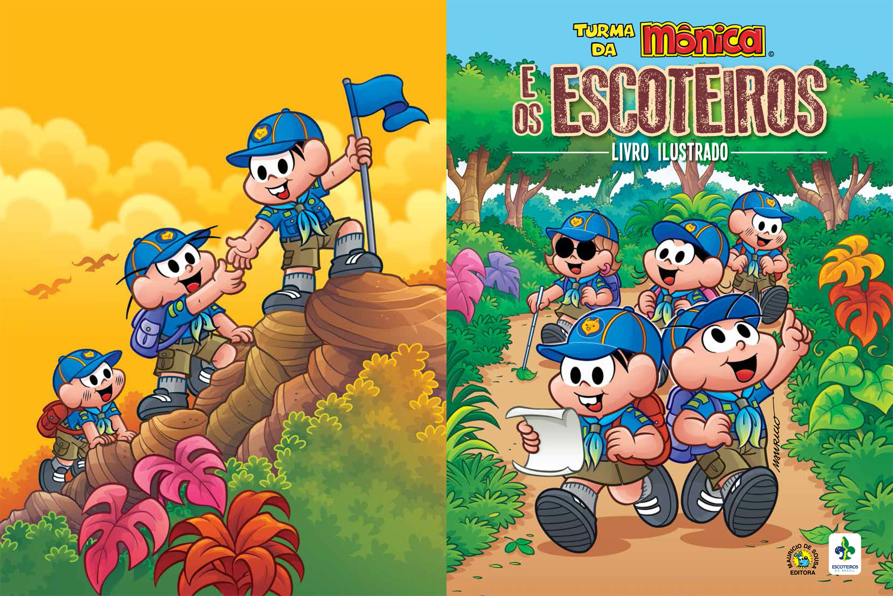 Instituto Mauricio de Sousa e Escoteiros do Brasil lançam álbum de figurinhas