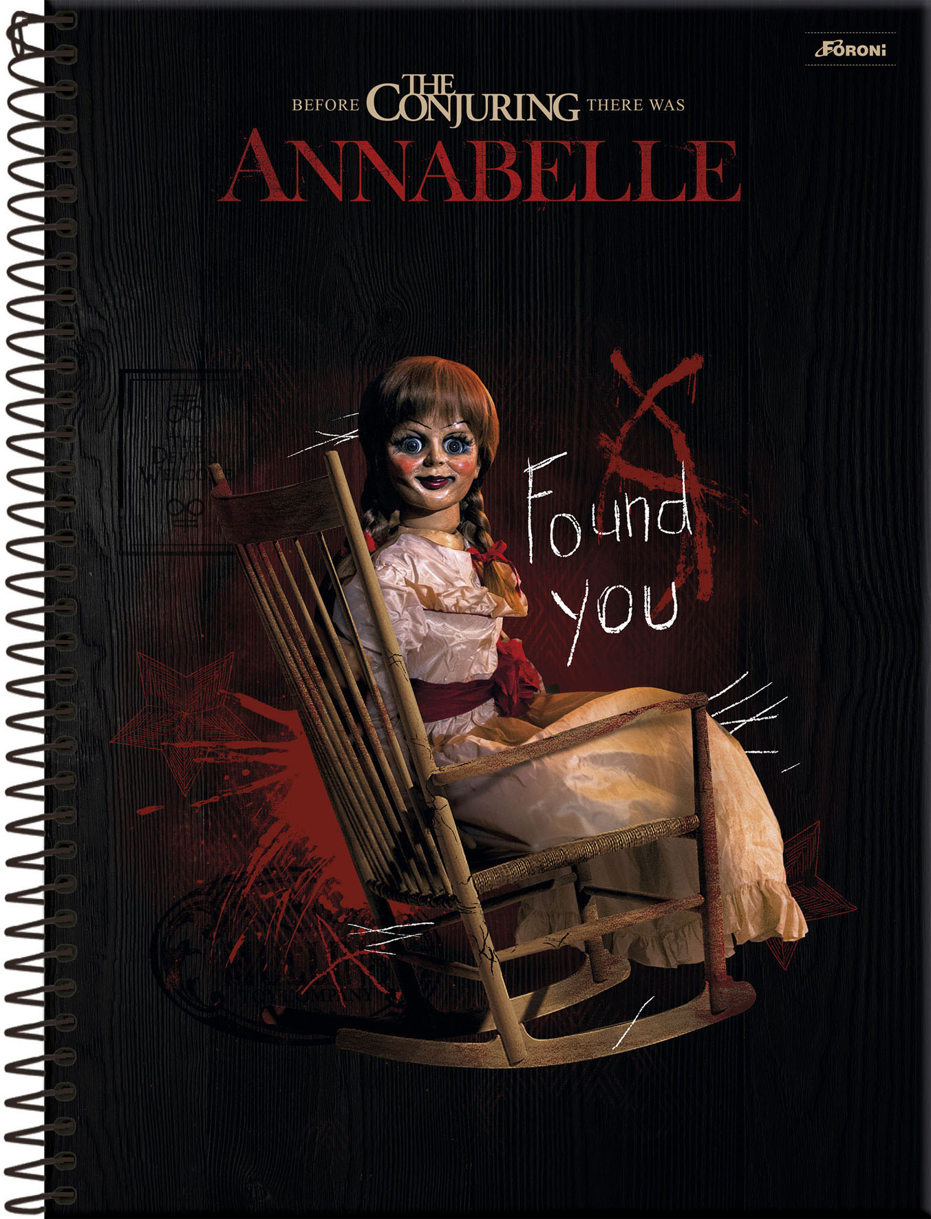 Annabelle estreia nos cinemas com promoção de cadernos Foroni