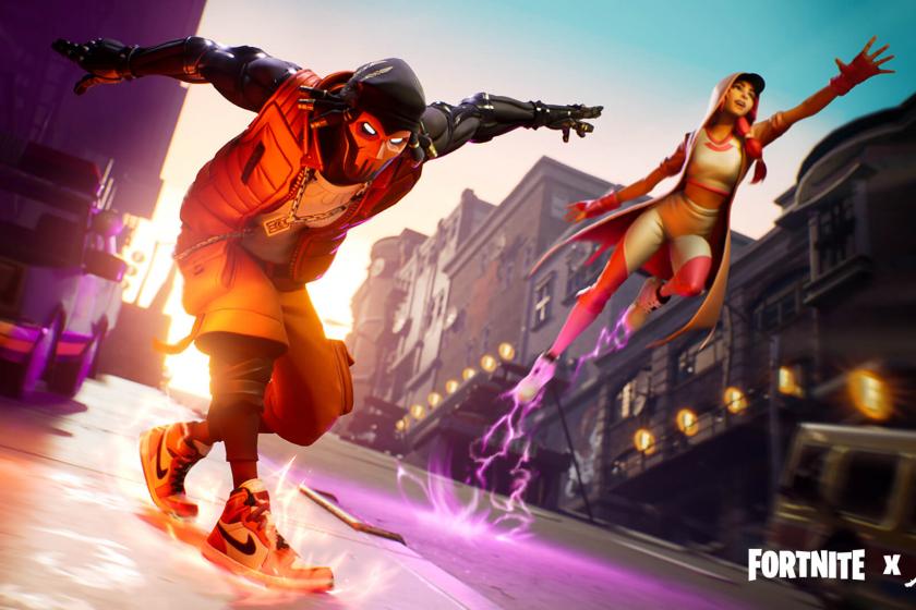 Os saltos de Fortnite na Coleção Air Jordan