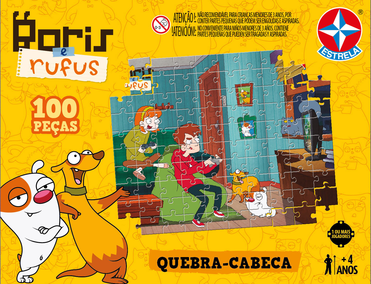 Estrela lança brinquedos da animação Boris e Rufus