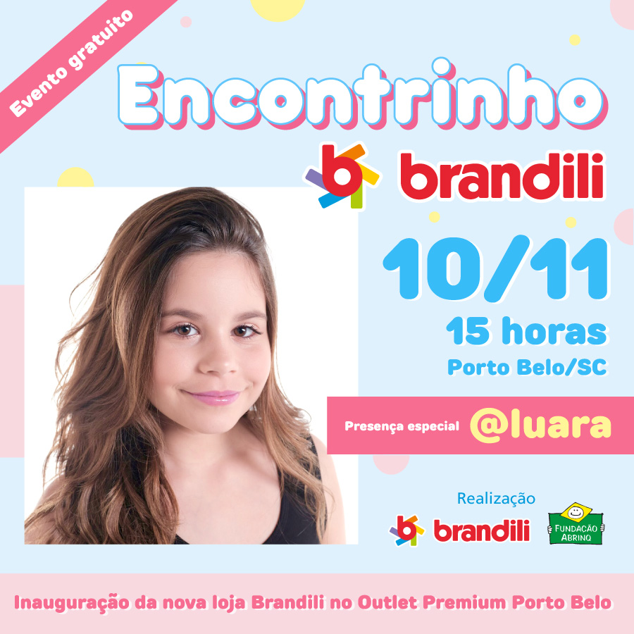 Brandili traz influenciadora para inaugurar outlet em Santa Catarina