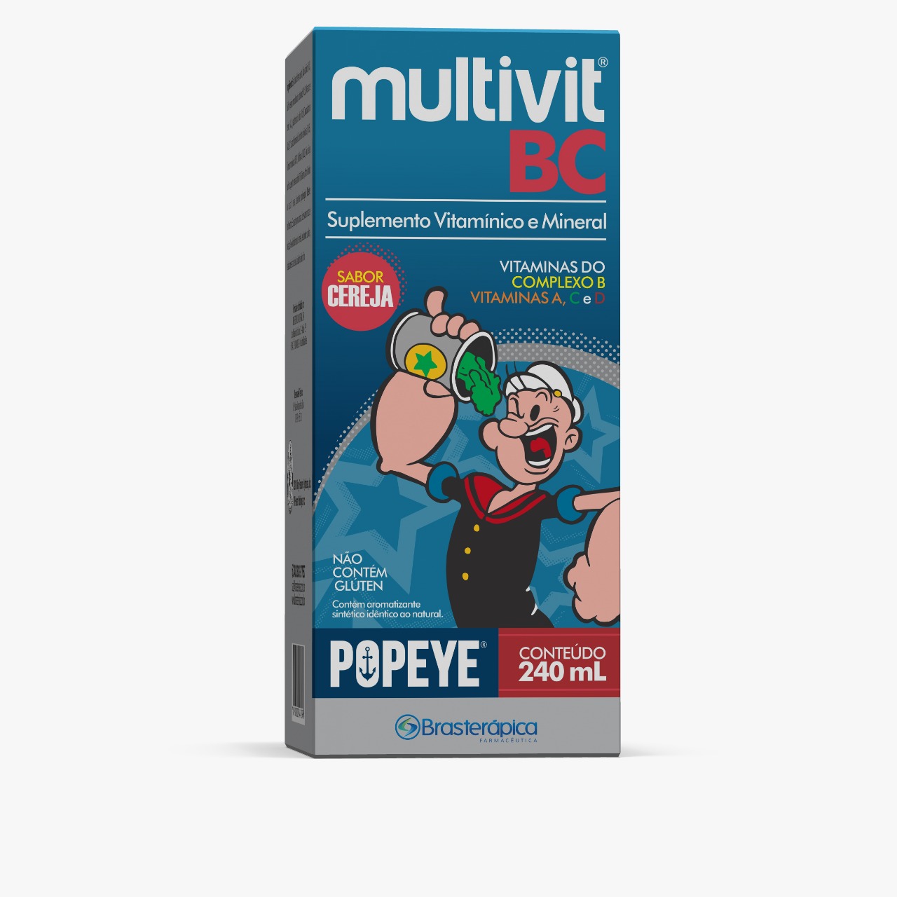 Popeye e Multivit unem forças na saúde