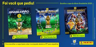 Panini e CBF abrem votação para eleger capa do álbum Brasileirão 2020