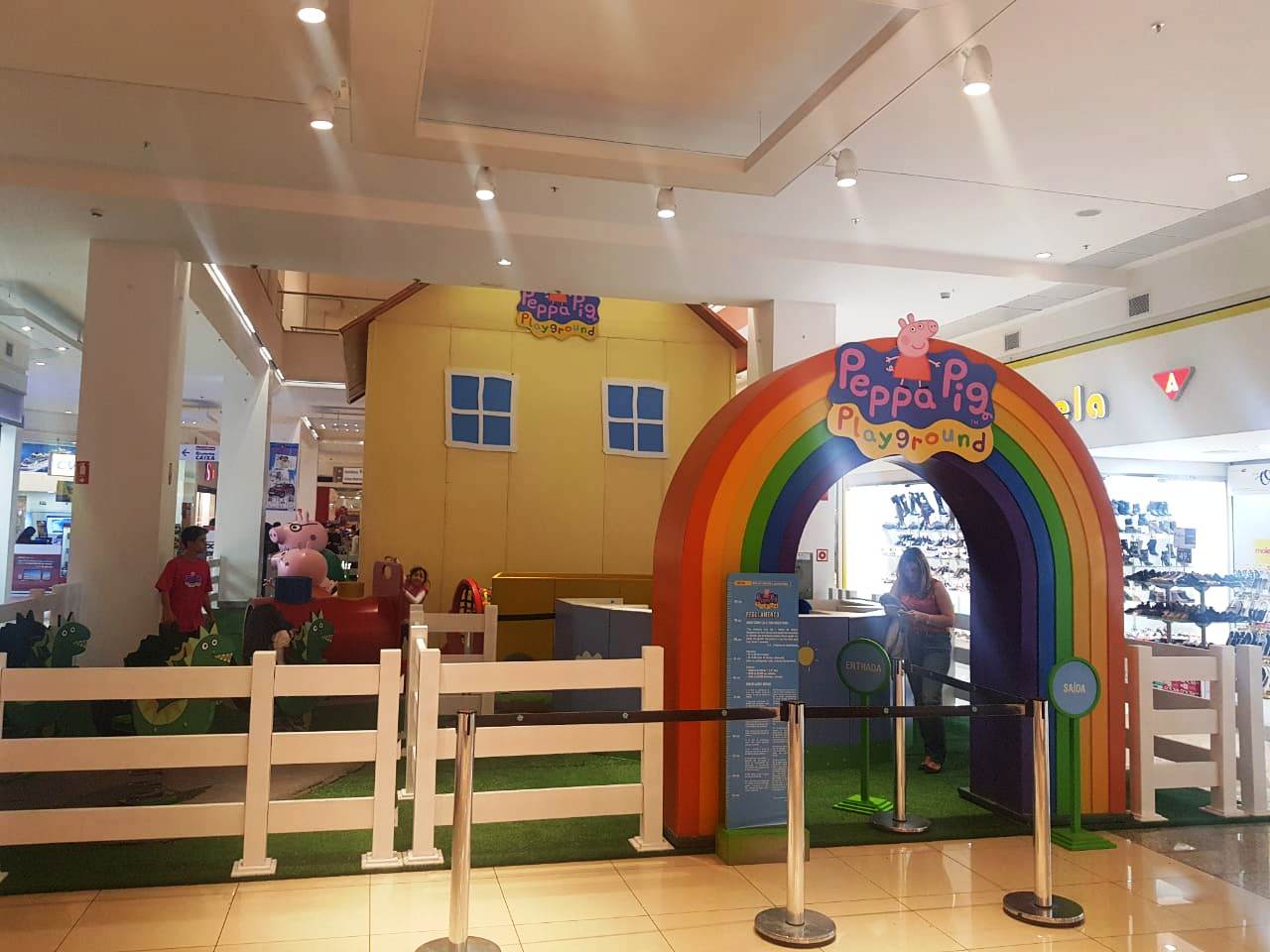 Atrium Shopping traz Peppa Pig para Santo André