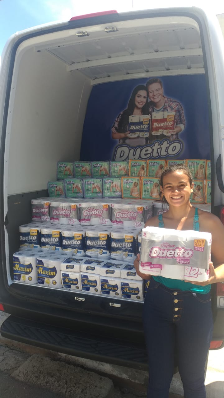 Sepac faz ação especial com doação de produtos