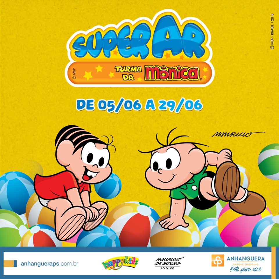 SuperAR Turma da Mônica: nova atração no Anhanguera Parque Shopping