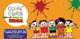 Cidade Colorir Turma da Mônica