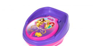 A hora do desfralde em companhia das Princesas