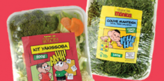 Turma da Mônica estampa embalagens de verduras do Sítio Hiromi