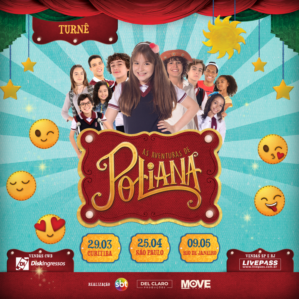 ‘As Aventuras de Poliana’ subirá aos palcos do Brasil EP GRUPO Conteúdo Mentoria Eventos ‘As Aventuras de Poliana’ subirá aos palcos do Brasil EP GRUPO Conteúdo Mentoria Eventos