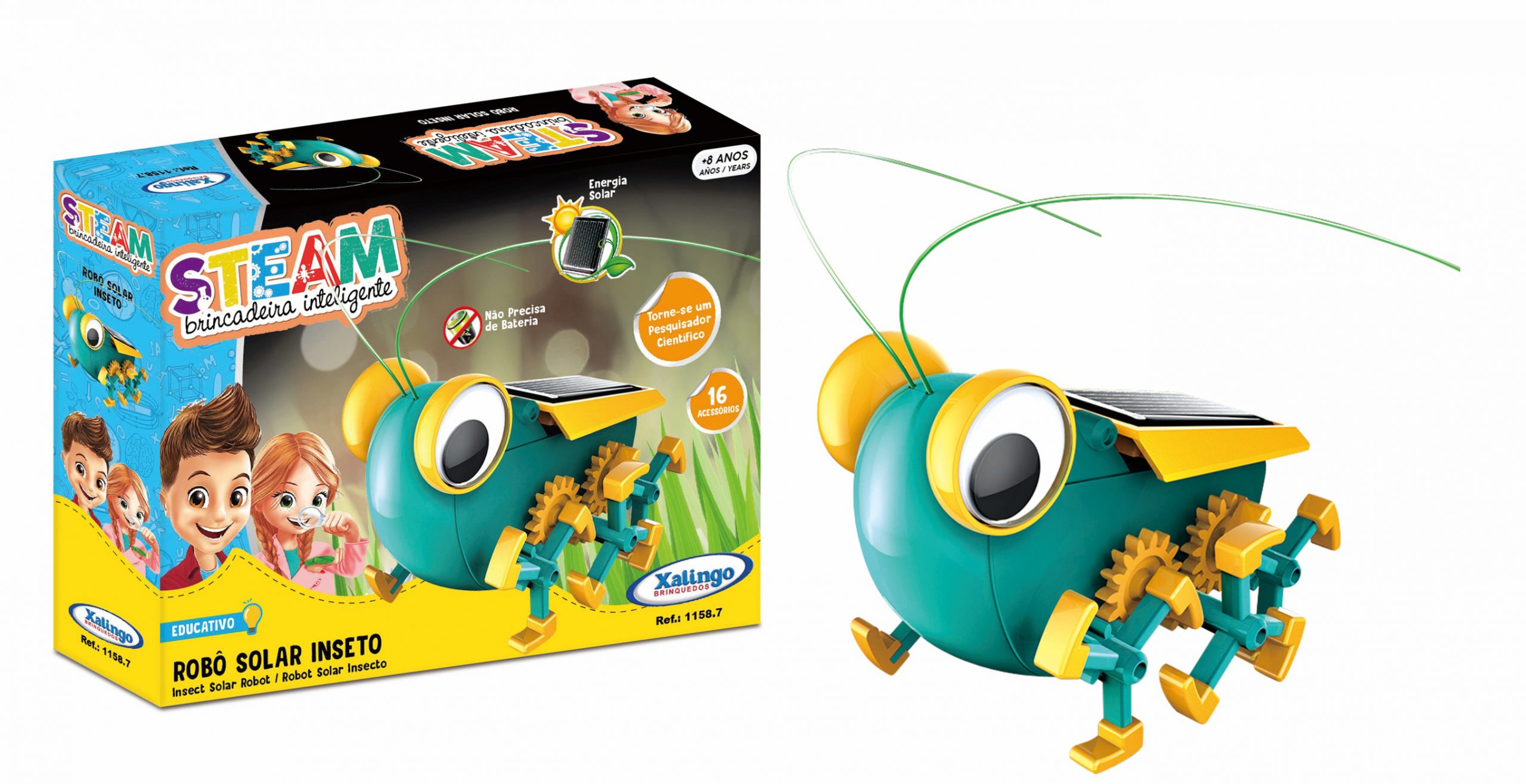 Jogo educativo de labirinto com robô menino e brinquedo