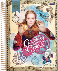 Alice Através do Espelho estreia e ganha linha de cadernos