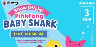 Show oficial ‘Baby Shark – Live Musical’ chega ao Rio de Janeiro